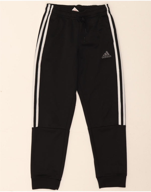 Adidas Boys Aeroready Tracksuit Bukser Joggers 9-10 år Sort