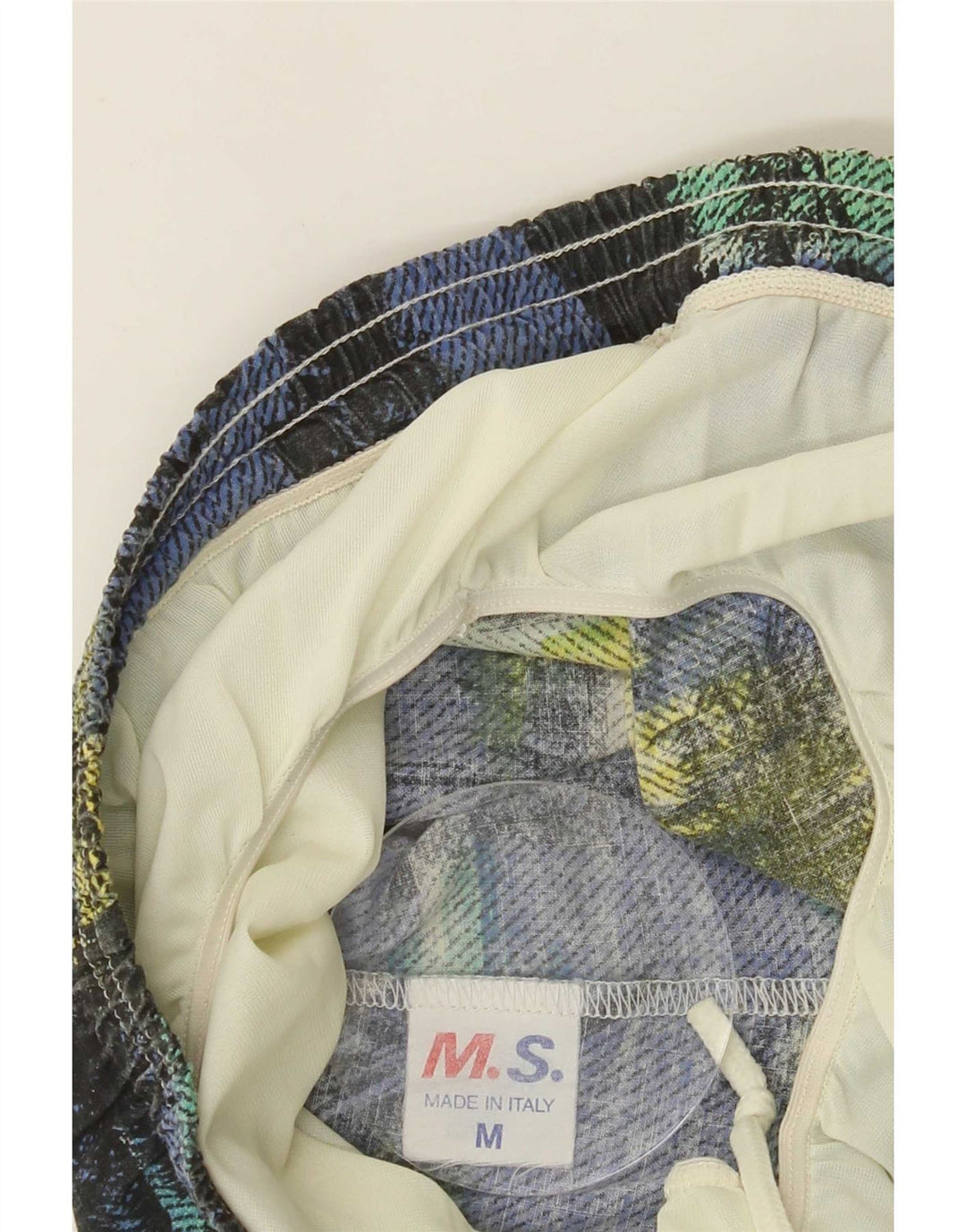Vintage herre abstrakt mønster grafiske badeshorts Medium flerfarvet