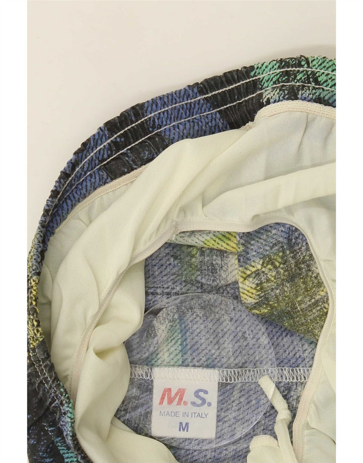 Vintage herre abstrakt mønster grafiske badeshorts Medium flerfarvet