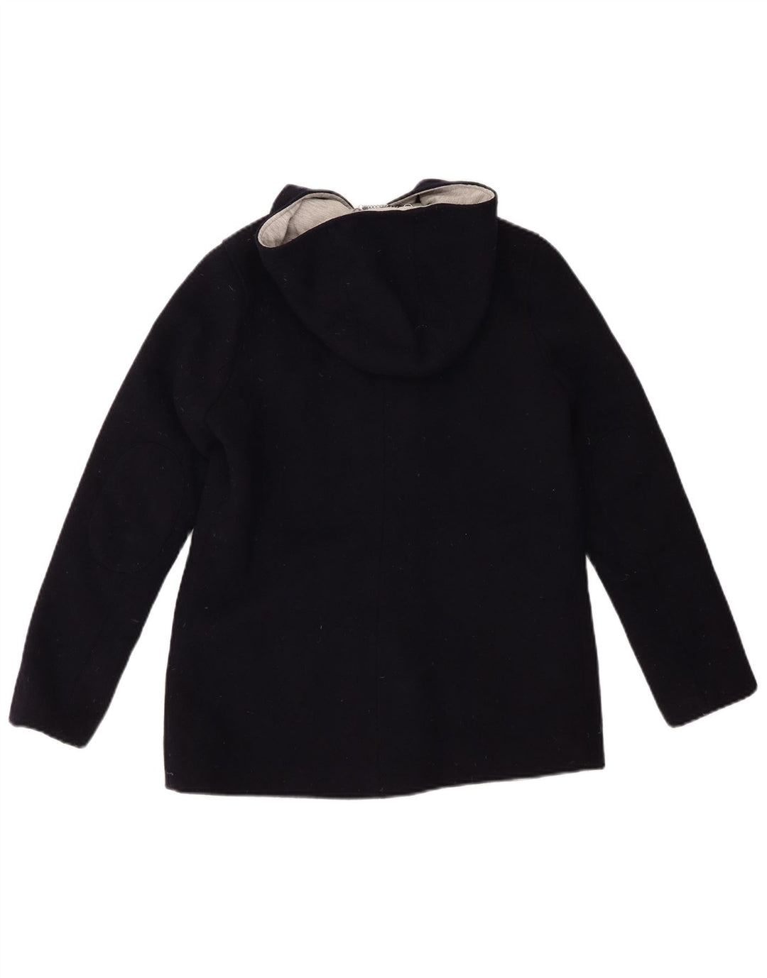 MINT VELVET Womens Hooded Bomber Jacket UK 10 Small Navy Blue Wool