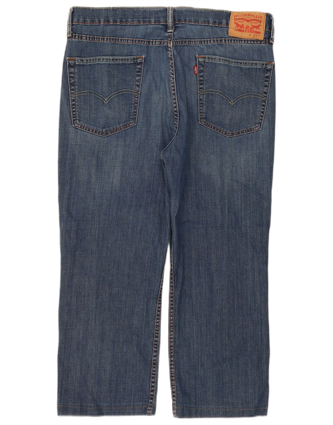 Levi's Dame Capri Jeans W36 L23 Blå Bomuld
