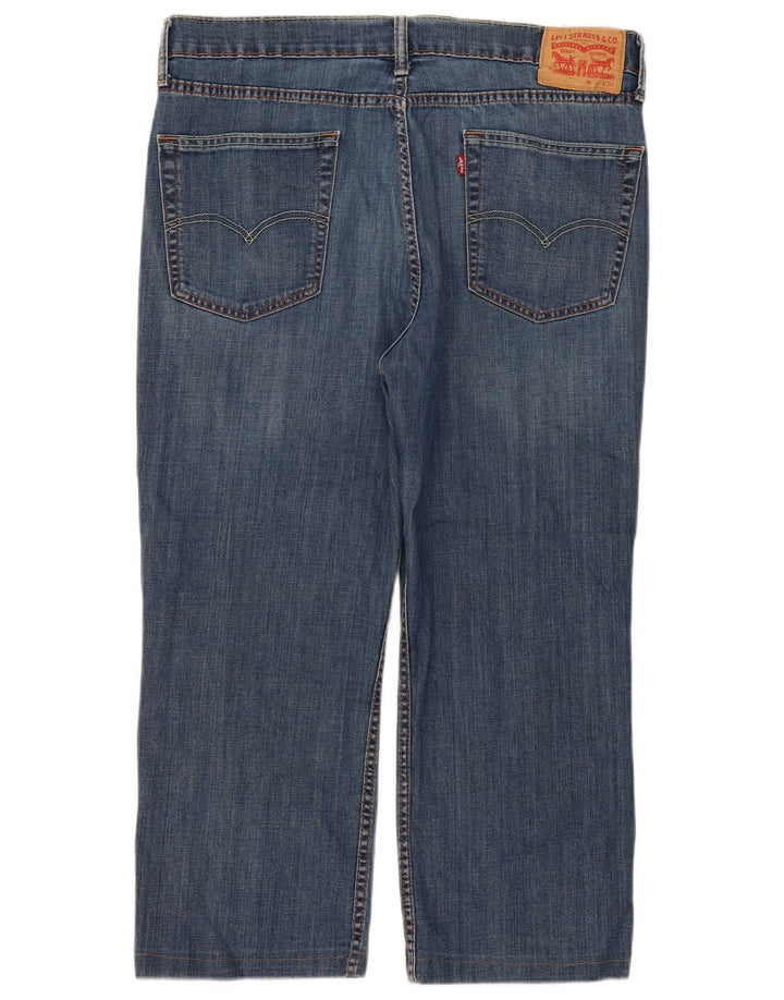 Levi's Dame Capri Jeans W36 L23 Blå Bomuld