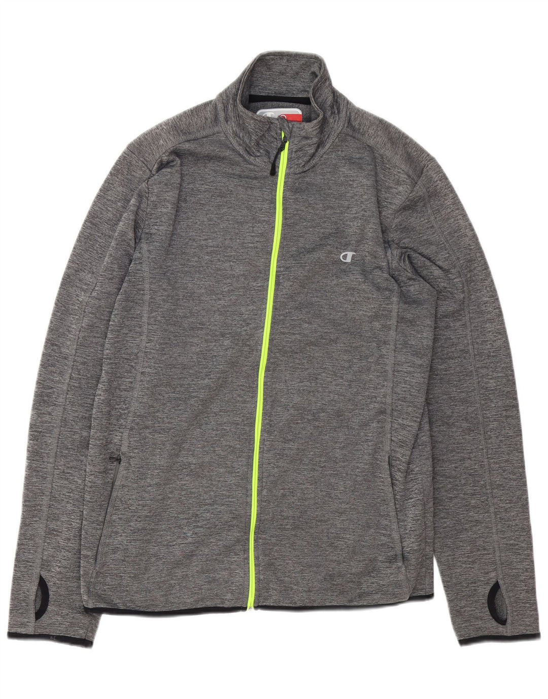 Champion Herre træningsdragt Top jakke Large Grå Flecked Polyester