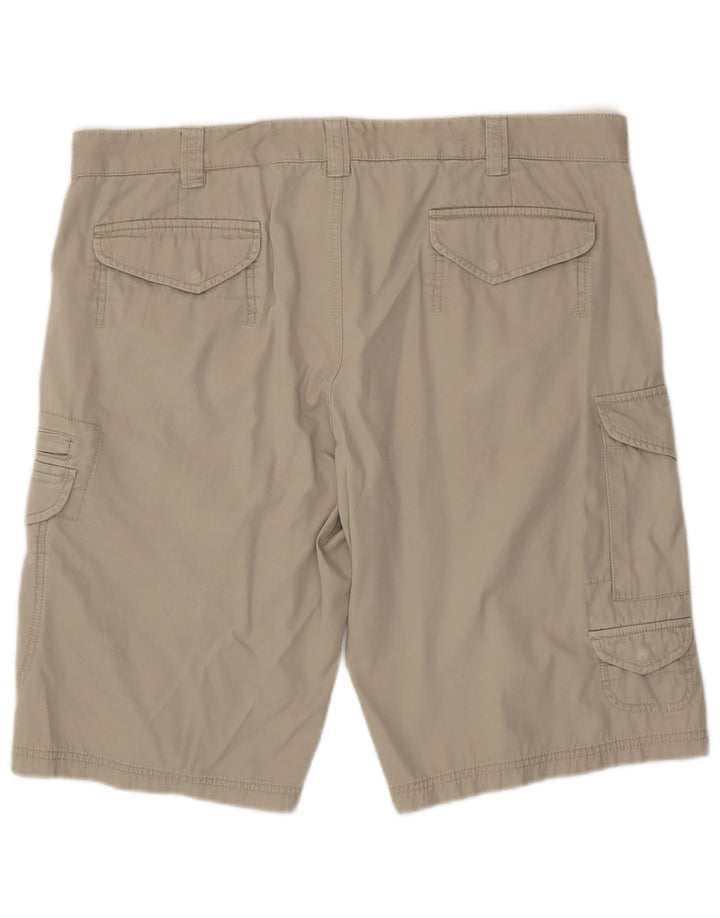 VINTAGE Herre Cargo Shorts IT 56 3XL W40 Beige