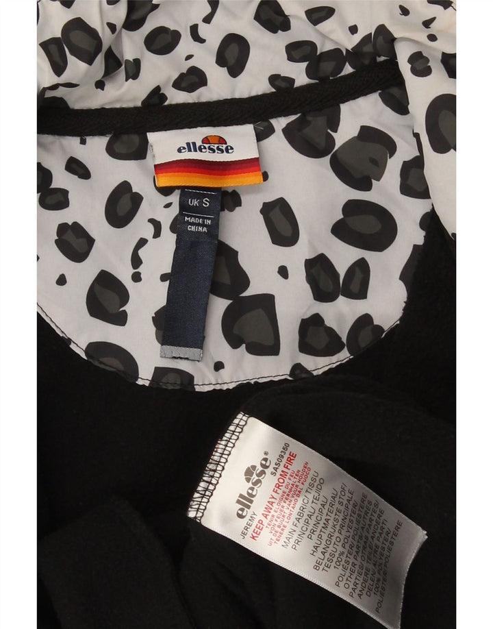 Ellesse Herre Fleecejakke UK 36 Small Black Animal Print Polyester