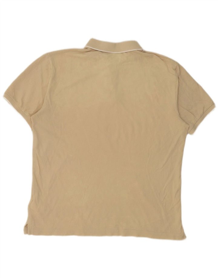 GANT Poloskjorte til mænd, stor beige bomuld