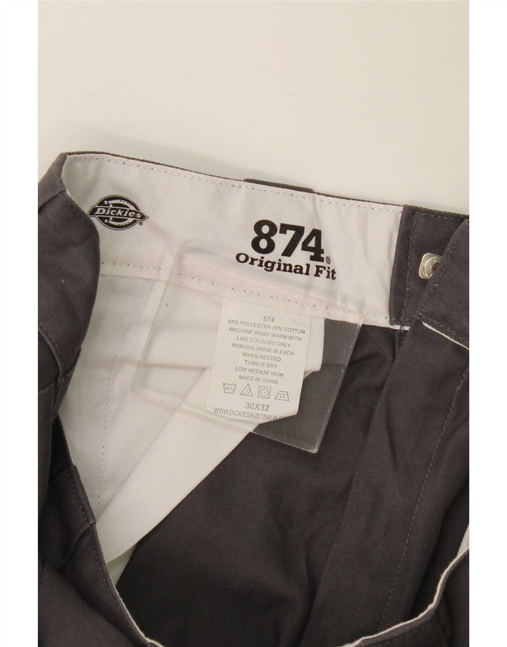 Dickies Herre Lige Original Fit Chino Bukser W30 L32 Grå Polyester