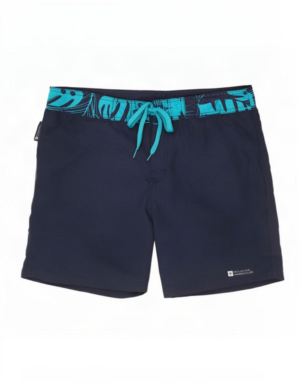 Mountain Warehouse Dameshorts UK 12 Medium Navy Blue Floral