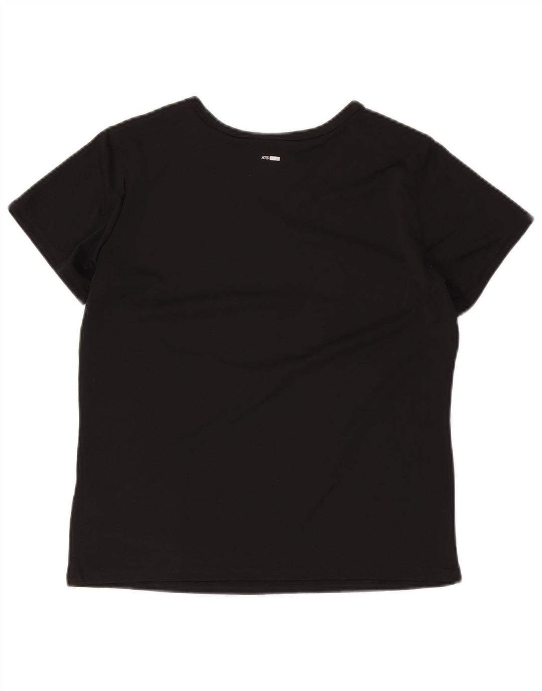 Adidas Dame T-Shirt Top UK 14 Medium Sort Polyester