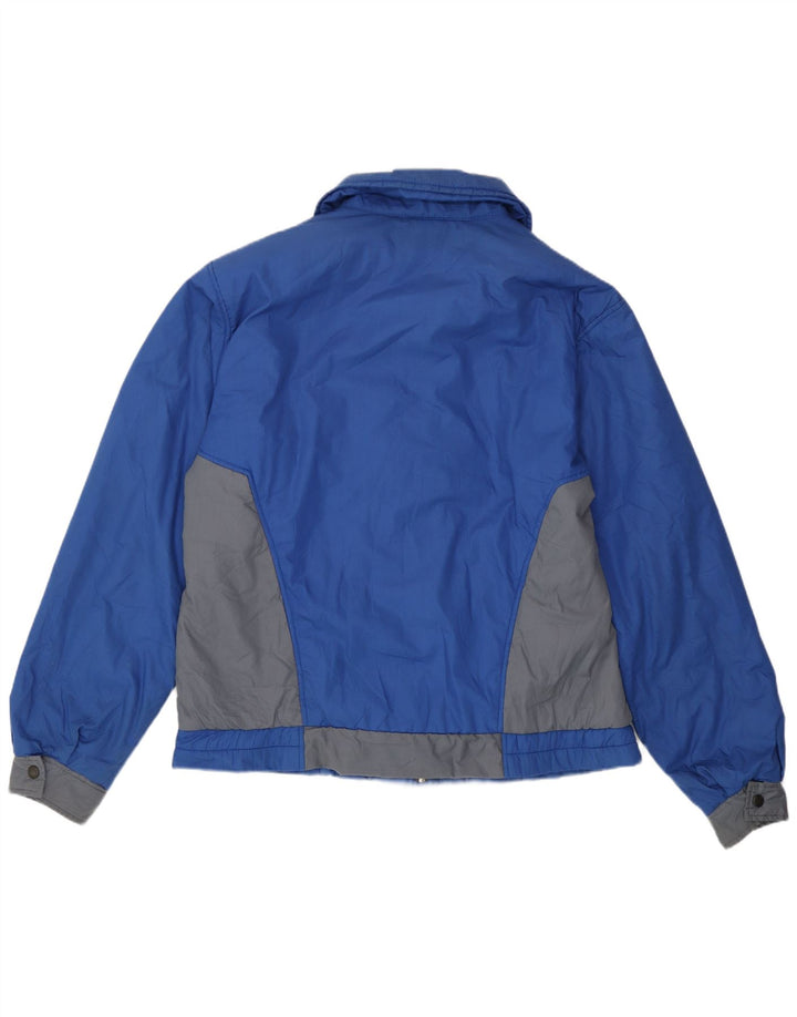 Puma Herre Windbreaker Jacket UK 40 Large Blue Colourblock Polyester