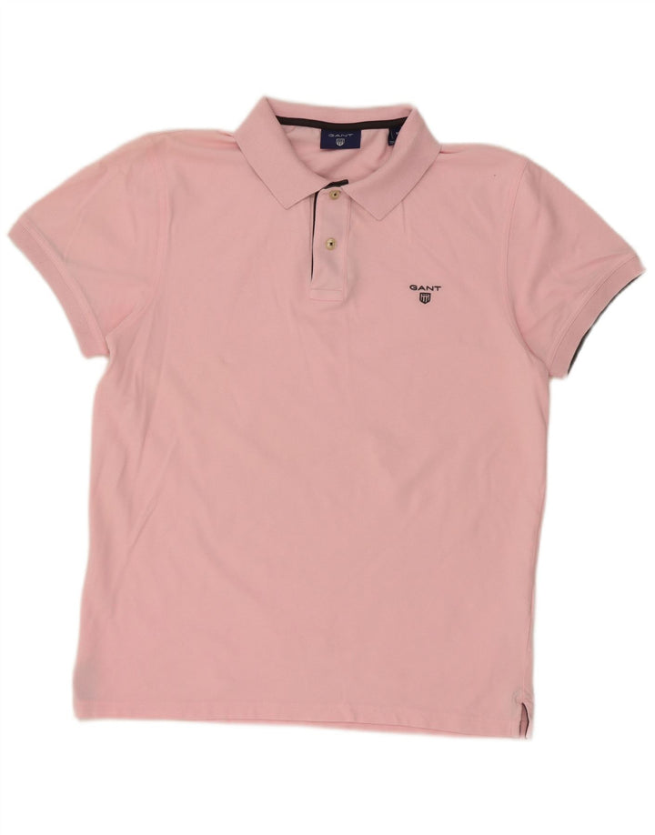 GANT Poloshirt til mænd Medium Pink Bomuld