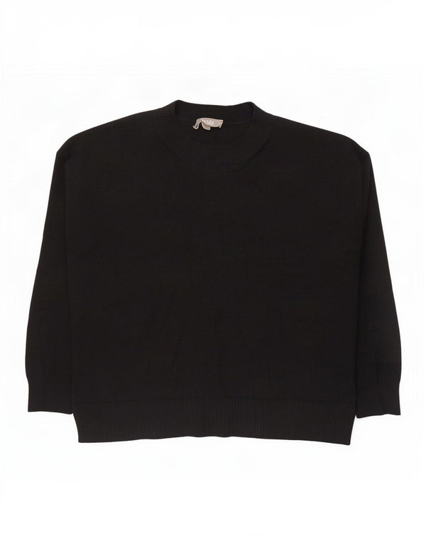 Oasis dame sweater med rund hals DK 14 Medium Sort viskose