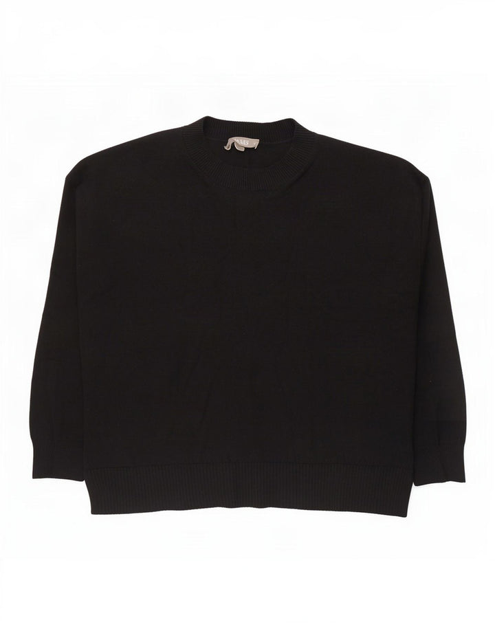 Oasis dame sweater med rund hals DK 14 Medium Sort viskose