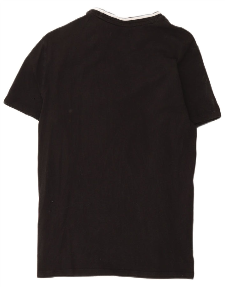 Calvin Klein Herre T-Shirt Top Lille Sort Bomuld