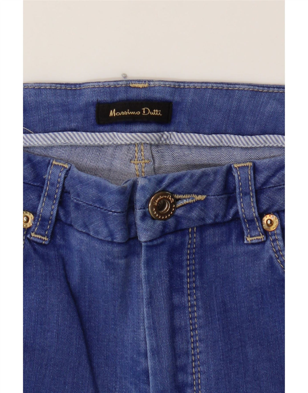 MASSIMO DUTTI Womens Slim Jeans EU 42 Large W30 L26 Blue Vintage Massimo Dutti and Second-Hand Massimo Dutti from Messina Hembry 