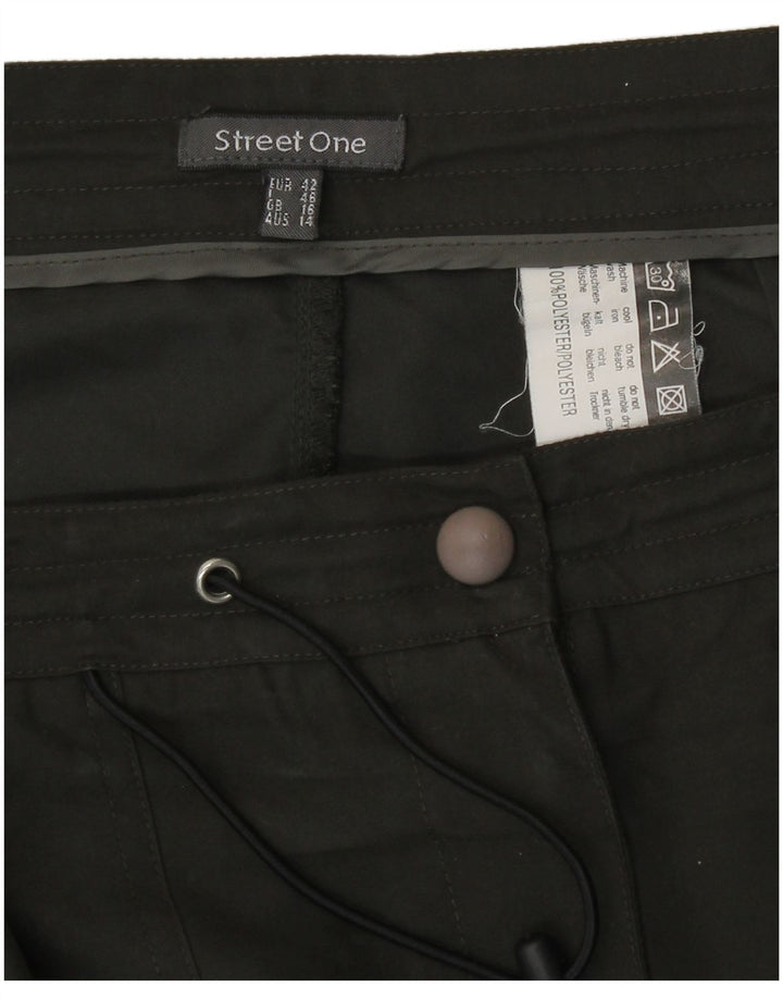 Street One Dame Midi Cargo Skirt UK 16 Large W32 Khaki Polyester