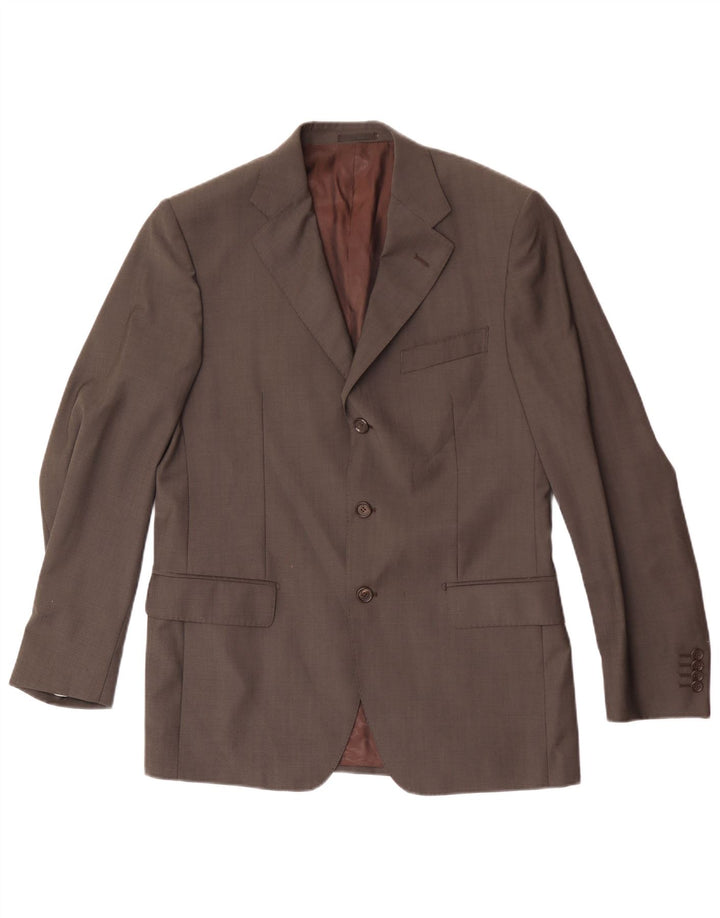 Pierre Cardin Herre Regular Fit 3-knaps blazerjakke EU 48 Medium Grå