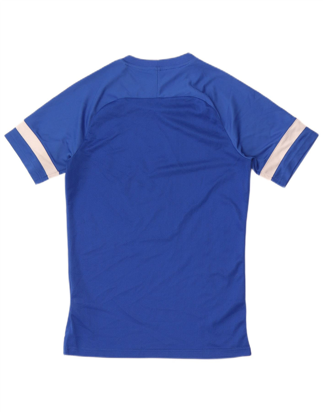 NIKE Dri Fit T-Shirt Top Lille Blå Colourblock Polyester