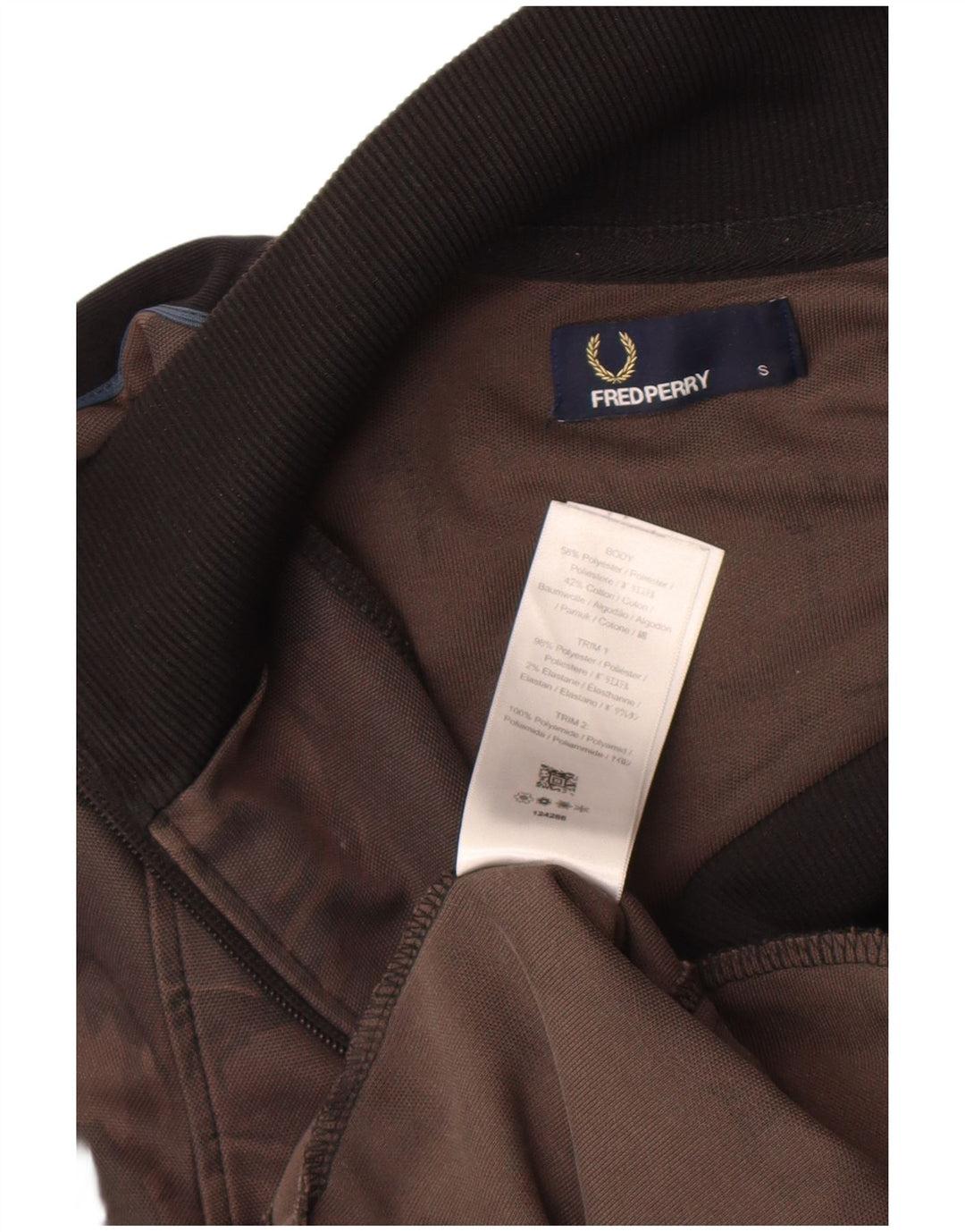 Fred Perry Herre træningsdragt Top jakke Lille brun Camouflage Polyester