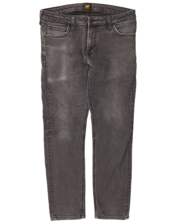 Lee Dame Skinny Jeans W33 L27 Grå Bomuld
