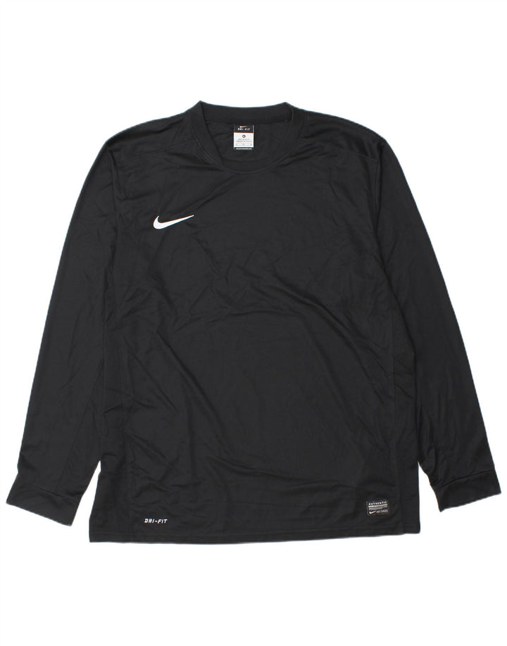 Nike Herre Dri Fit Top Langærmet XL Sort Polyester