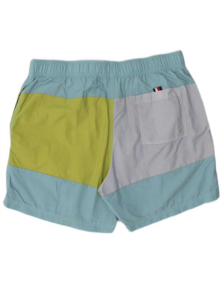 TOMMY HILFIGER Mens Swimming Shorts Large  Multicoloured Colourblock