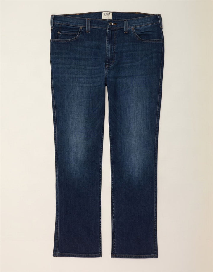 Mustang Herre Tramper Straight Jeans W38 L32 Marineblå Bomuld