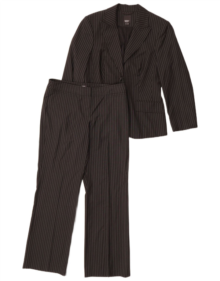Esprit Damedragt med 2 knapper UK 12 Medium W30 L30 Sort Stribet