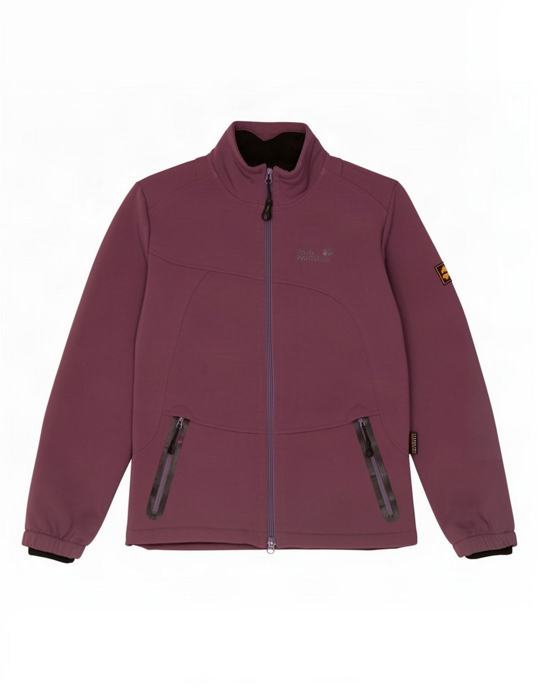 Jack Wolfskin Dame Windbreaker Jacket UK 8 Small Purple Polyester