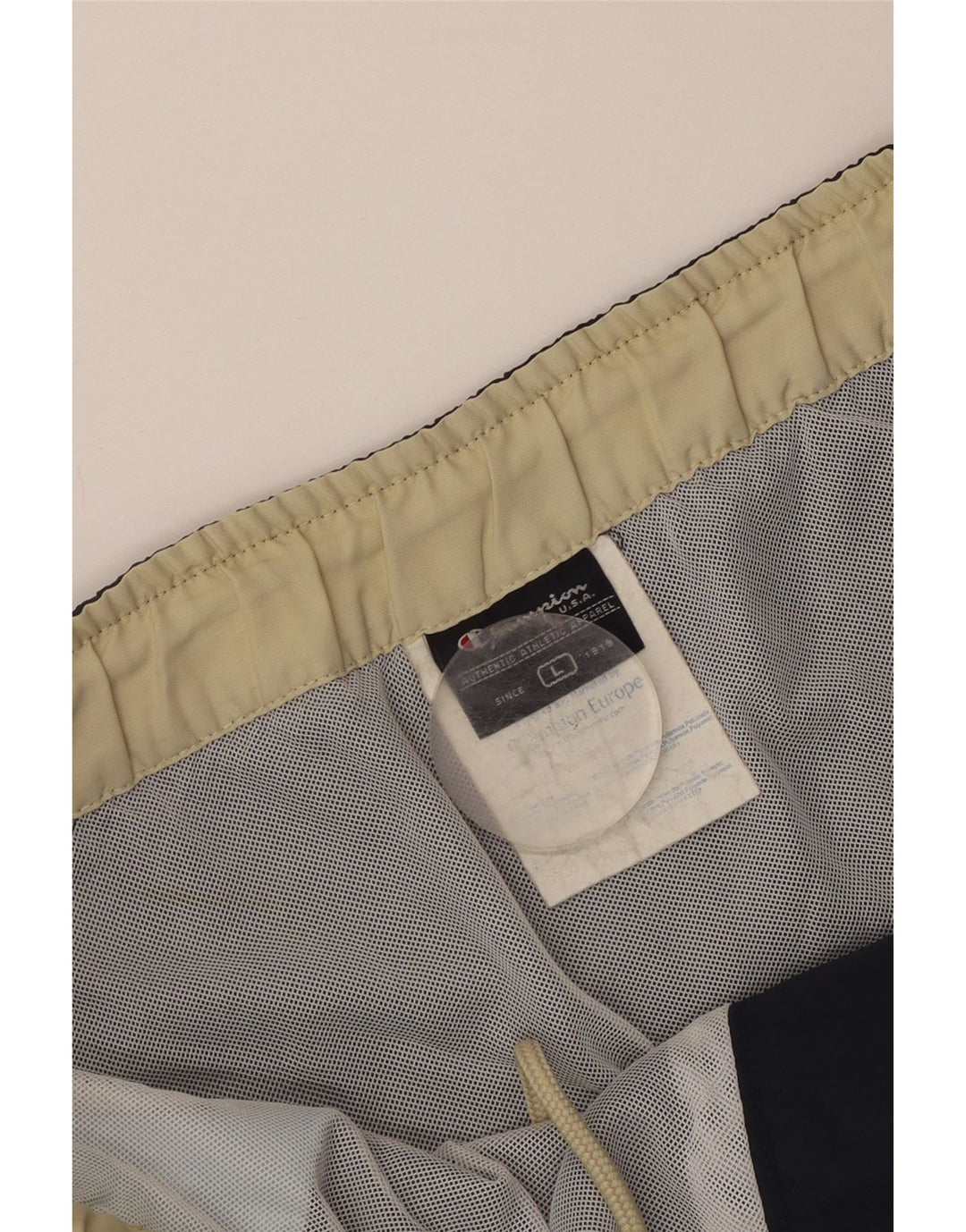 Champion Herre svømmeshorts Large Navy Blue Colourblock Polyamid