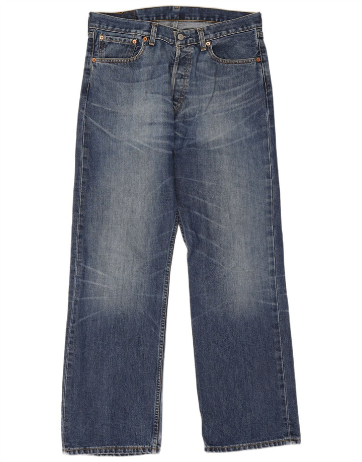 Levi's Herre 508 Straight Jeans W32 L32 Blå Bomuld