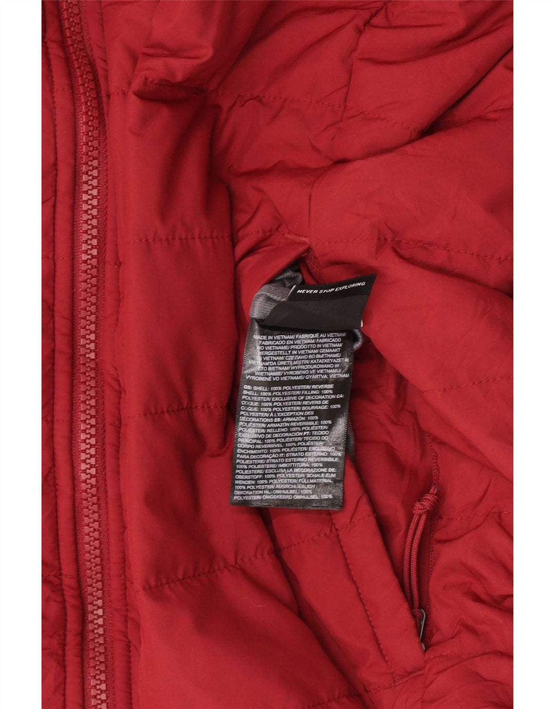 The North Face Womens Vendbar, polstret jakke UK10 Small Burgundy