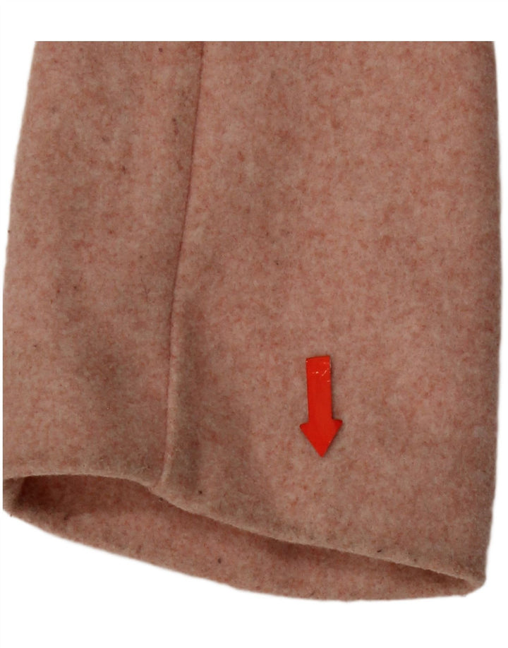 Zara Womens Open Overcoat UK 16 Large Pink Polyester