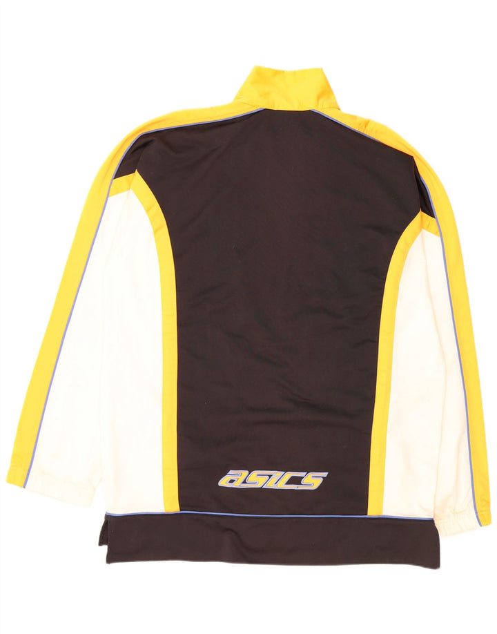 ASICS Grafisk træningsdragt til mænd Topjakke XL Sort Colourblock Polyester