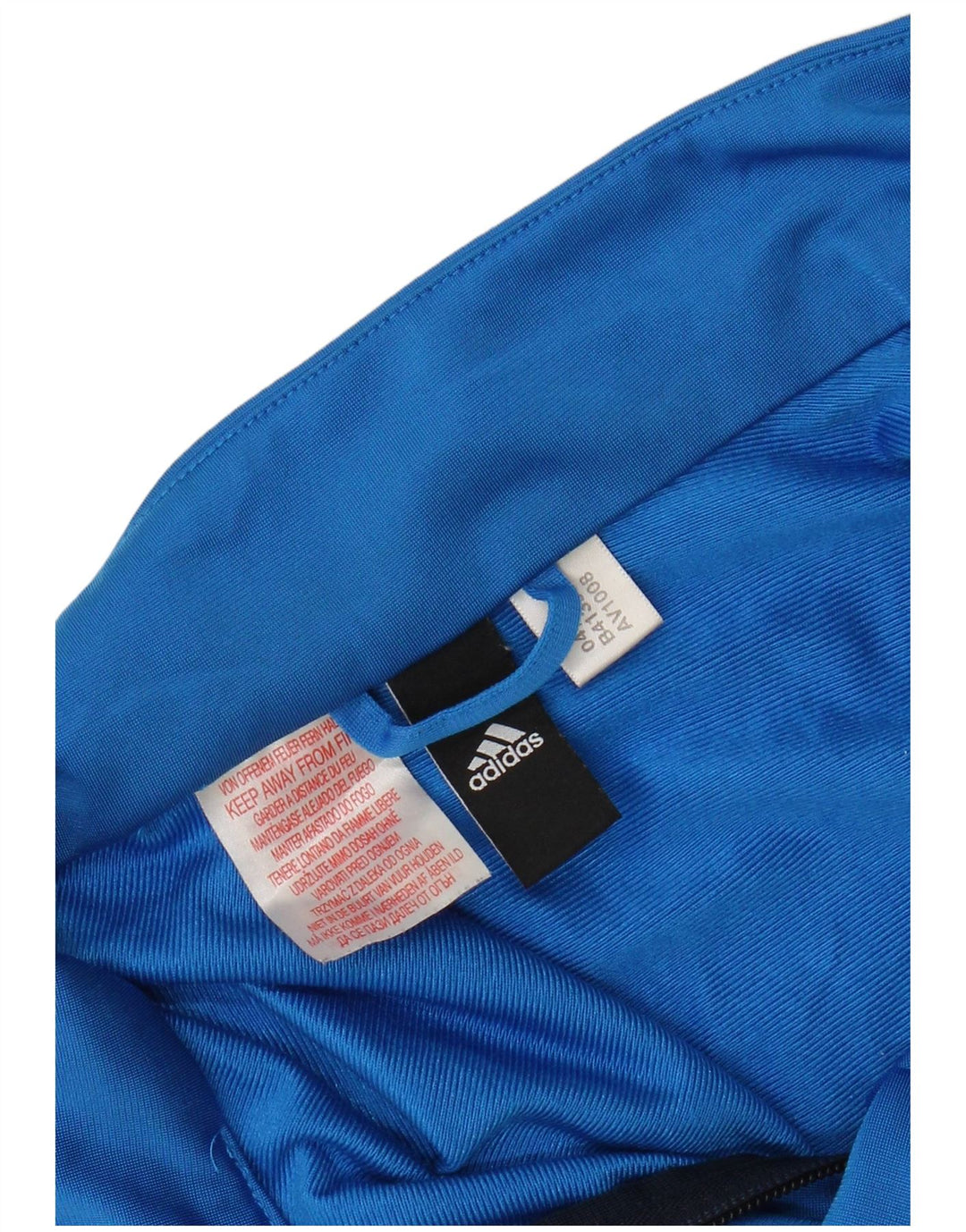 Adidas træningsdragt topjakke til kvinder UK 12 Medium Navy Blue Colourblock