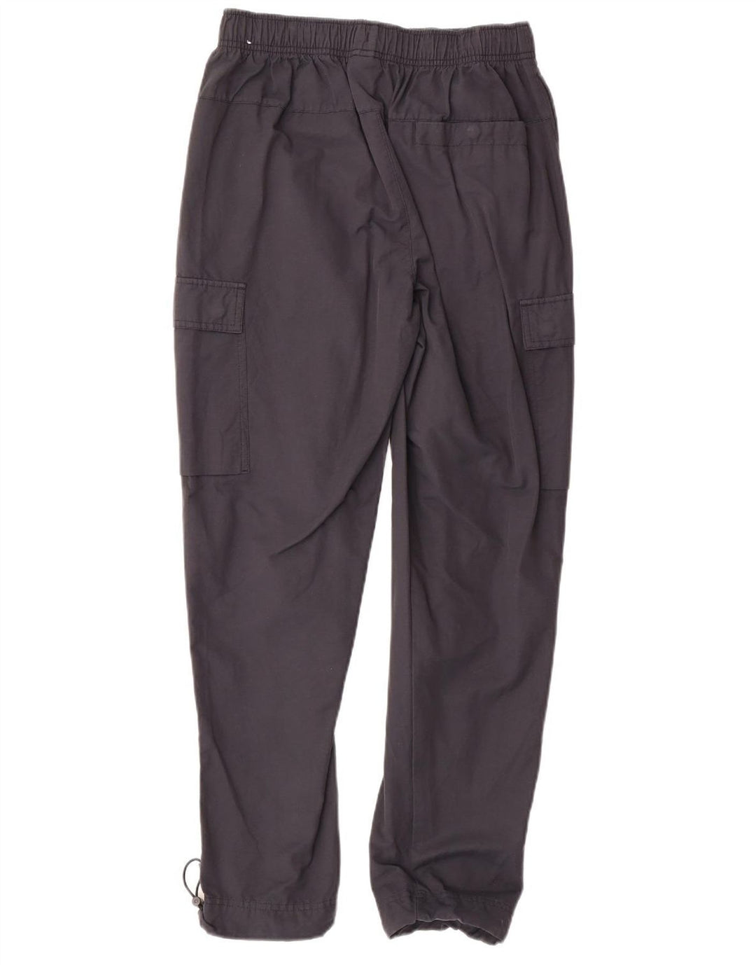 NIKE Womens Straight Cargo Trousers Small W26 L28 Navy Blue Cotton