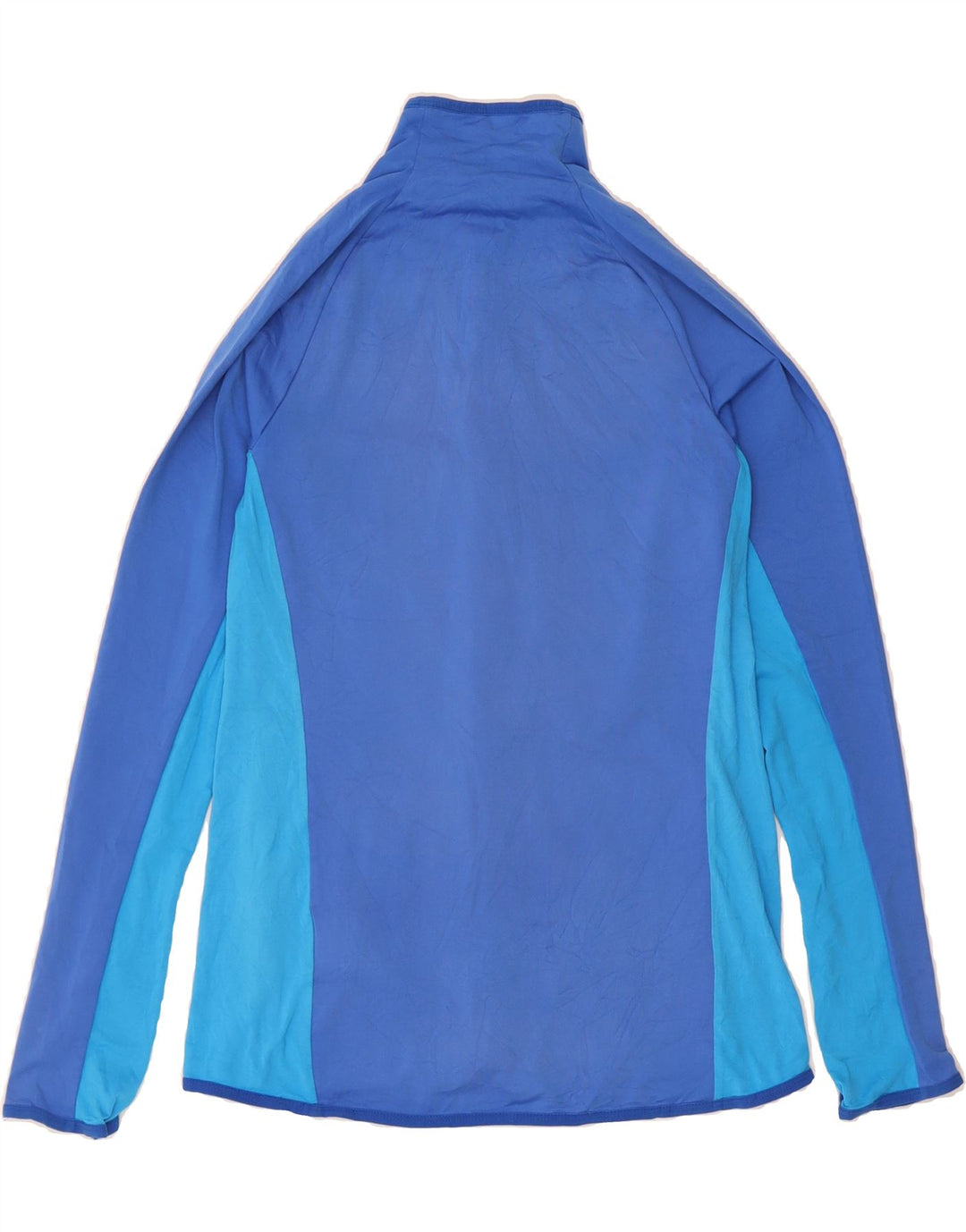 NIKE Womens Tracksuit Top Jacket UK 12 Medium Blue Colourblock Polyester Vintage Nike and Second-Hand Nike from Messina Hembry 