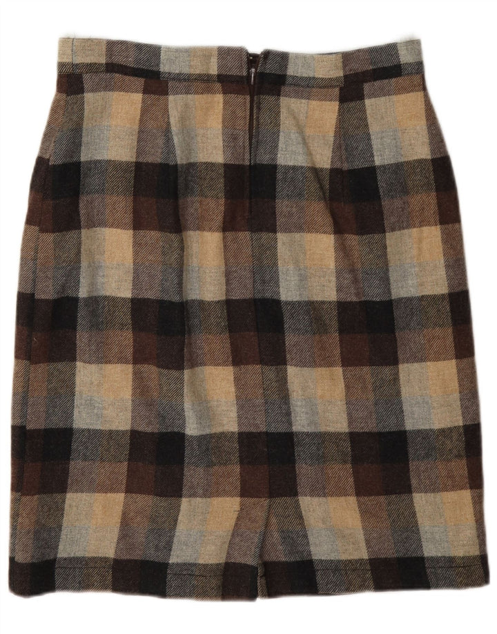 Bardehle Womens Pencil Skirt UK 12 Medium W30 brun ternet uld