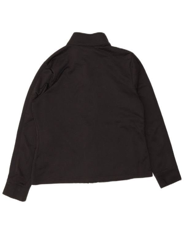 Fila træningsdragt topjakke til kvinder UK 12 Medium Sort Polyester
