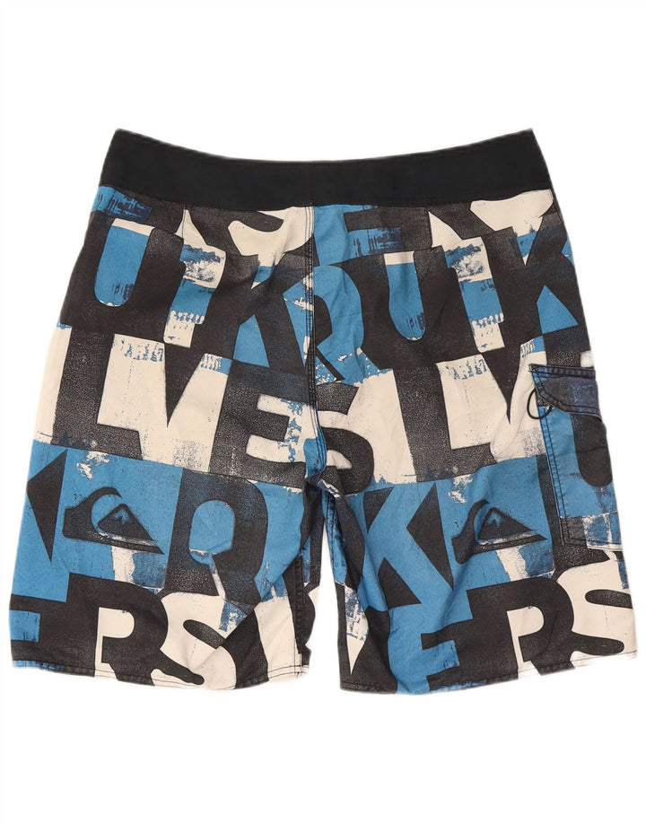 Quiksilver Herre grafiske badeshorts Stor sort polyester