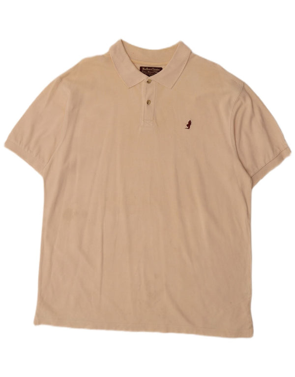 MARLBORO CLASSICS Poloskjorte til mænd 2XL Beige Bomuld