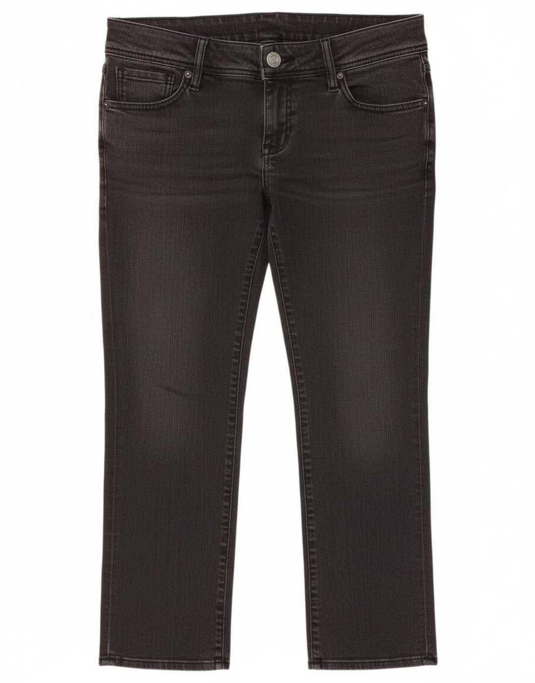 Diesel Dame Matic Stretch Straight Jeans W31 L26 Sort Bomuld