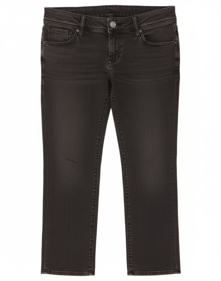 Diesel Dame Matic Stretch Straight Jeans W31 L26 Sort Bomuld