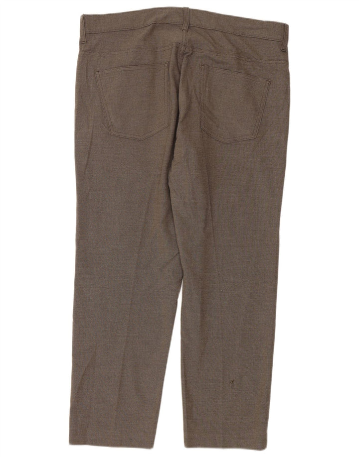 Marks & Spencer Herre Slim Fit Casual Bukser W36 L29 Brun Polyester