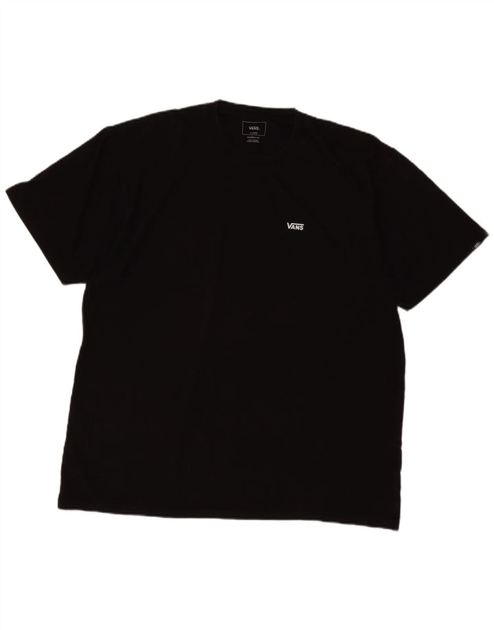 Vans Herre Classic Fit T-Shirt XL Sort Bomuld