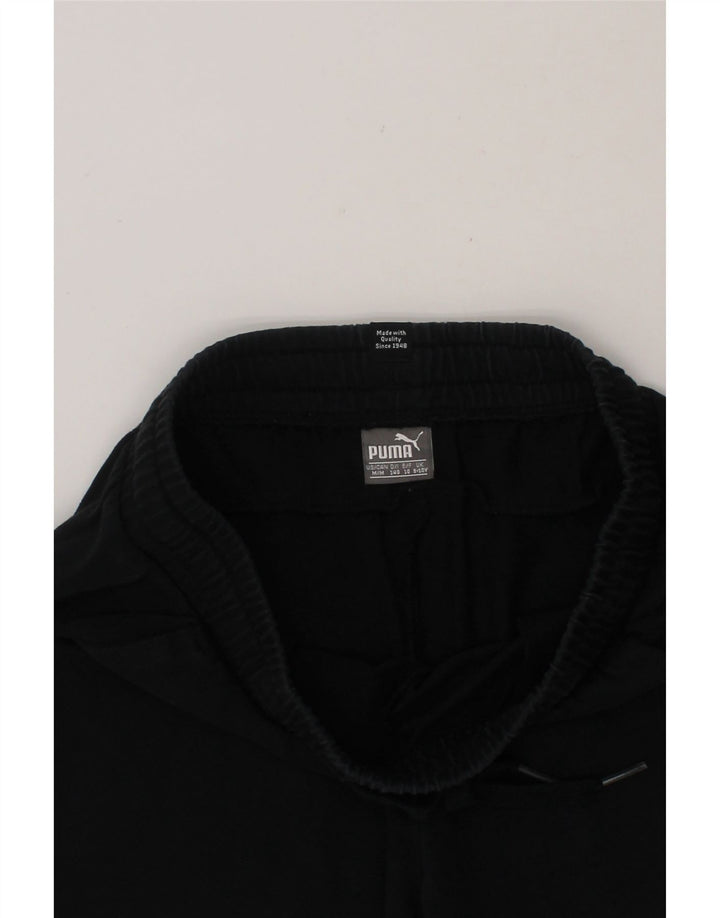 PUMA Boys Graphic Sport Shorts 9-10 Years  Black Vintage Puma and Second-Hand Puma from Messina Hembry 