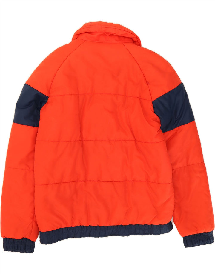 VINTAGE Mens Padded Jacket UK 36 Small Red Colourblock Nylon Vintage Vintage and Second-Hand Vintage from Messina Hembry 