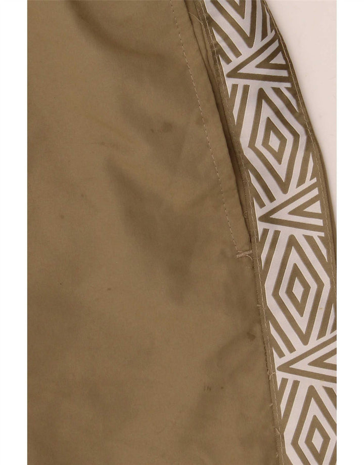 Umbro Herre grafiske badeshorts Large Khaki Colourblock Polyester
