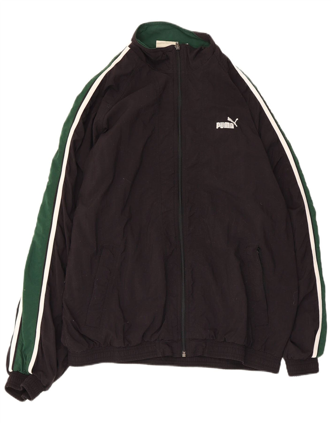 Puma Træningsdragt Topjakke til mænd Stor Sort Colourblock Polyester