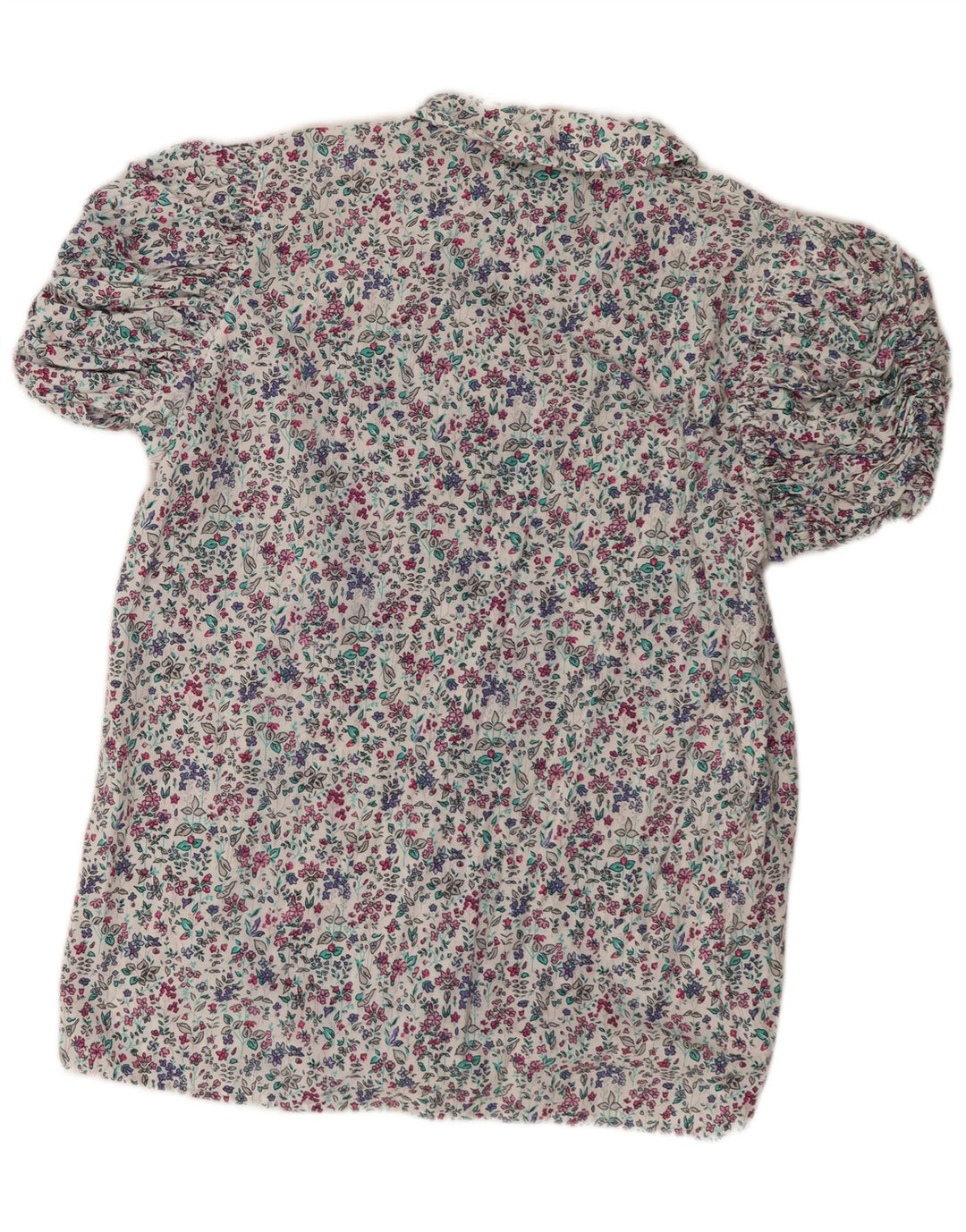 Nadine H Kortærmet skjortebluse til kvinder EU 38 Medium White Floral